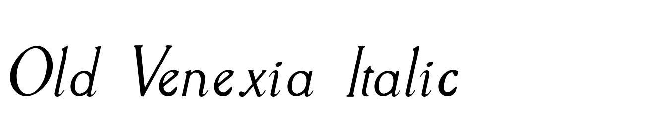 Old Venexia Italic